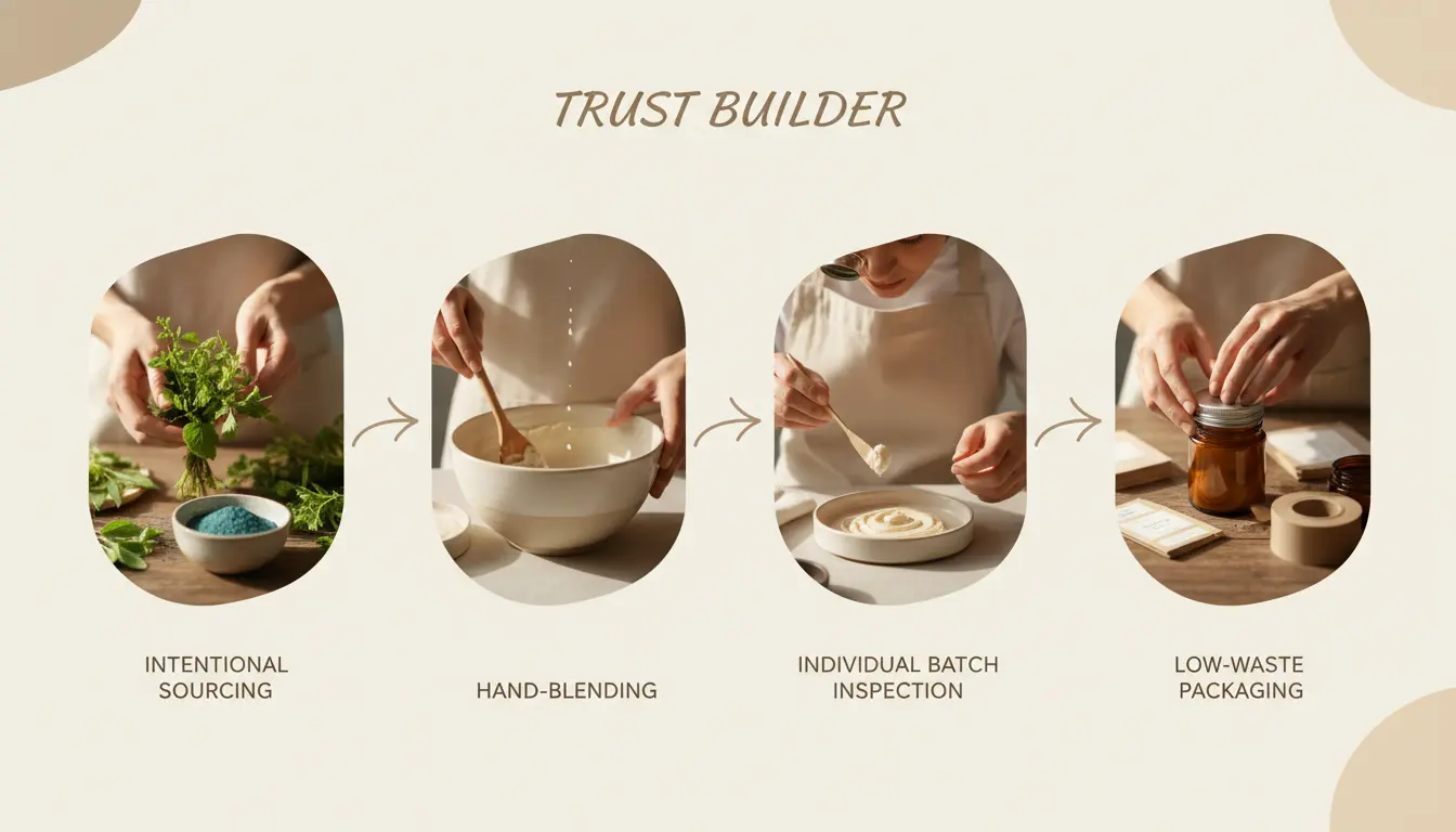 Embrace the difference. Slight variations in your mask’s color or texture are the ultimate proof of a genuinely handmade, small-batch product—a mark of authenticity that machines can never replicate.