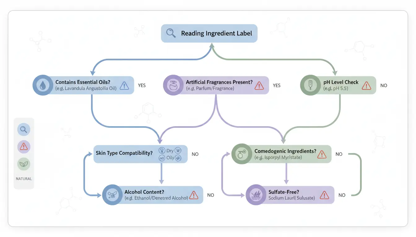 Follow this evidence-based decision tree to evaluate any bath bomb's ingredient list. This systematic approach helps you identify safe products for your skin type and sensitivity level.