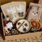 Hygge Gift Box: Cute Socks, Tea & Candle