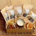 Candle, Tea & Honey Gift Set