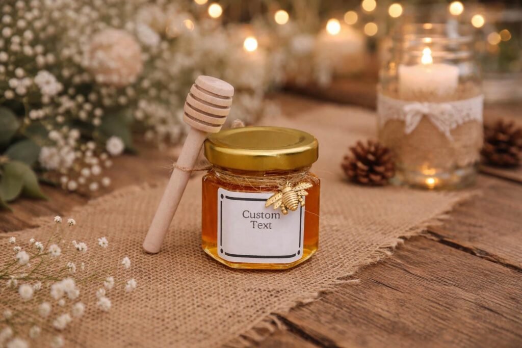 Personalized Honey Jar Favors