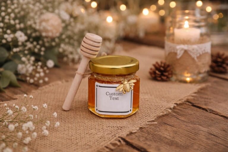 Personalized Honey Jar Favors by AdoreVera