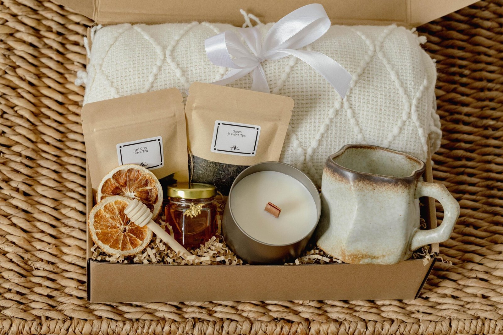 Gift Basket for Her with Blanket and Mug | Hygge Gift Box with Tea 5 il fullxfull.7841960750 sqgi scaled