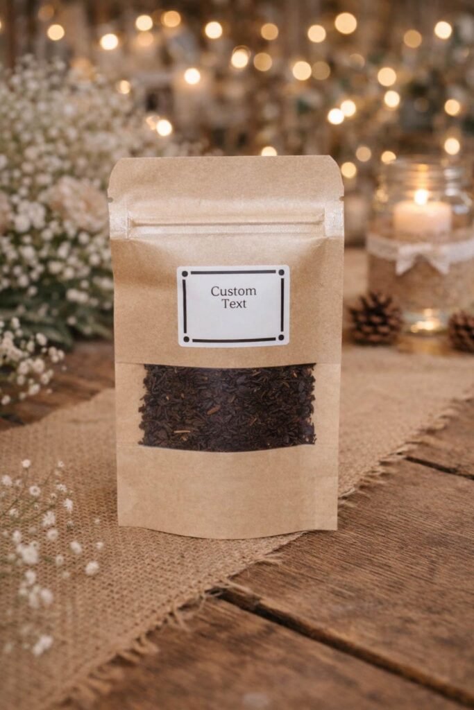 Personalized Tea Favors