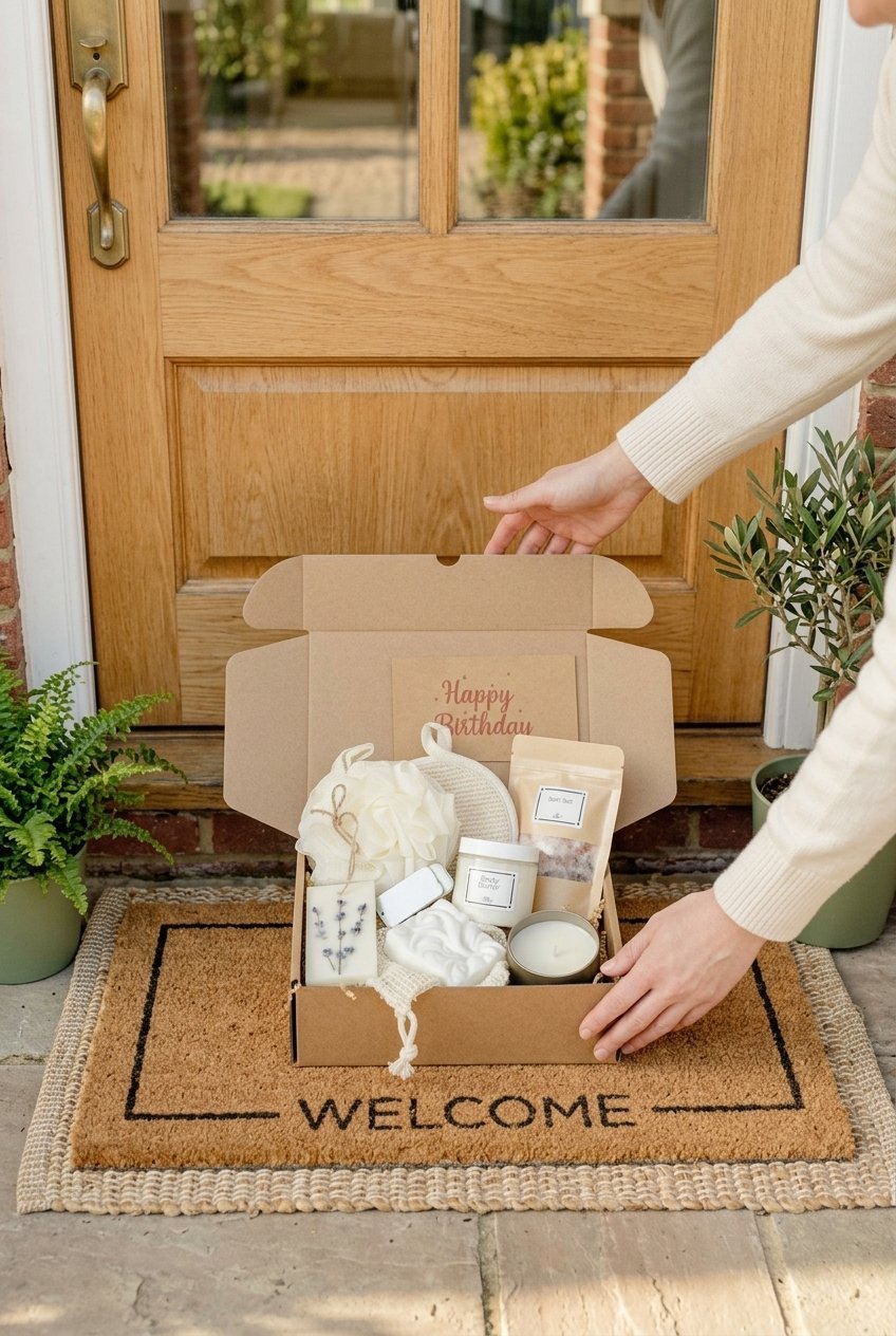 Spa Gift Box for Her 8 pin spa box 29 gifts hands unboxing v4 2