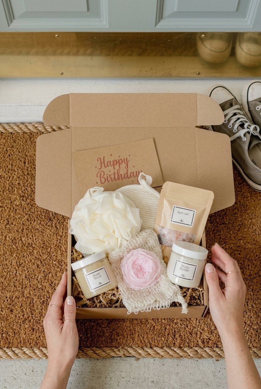 Spa Gift Box 1 pin spa gift box gifts hands unboxing v4