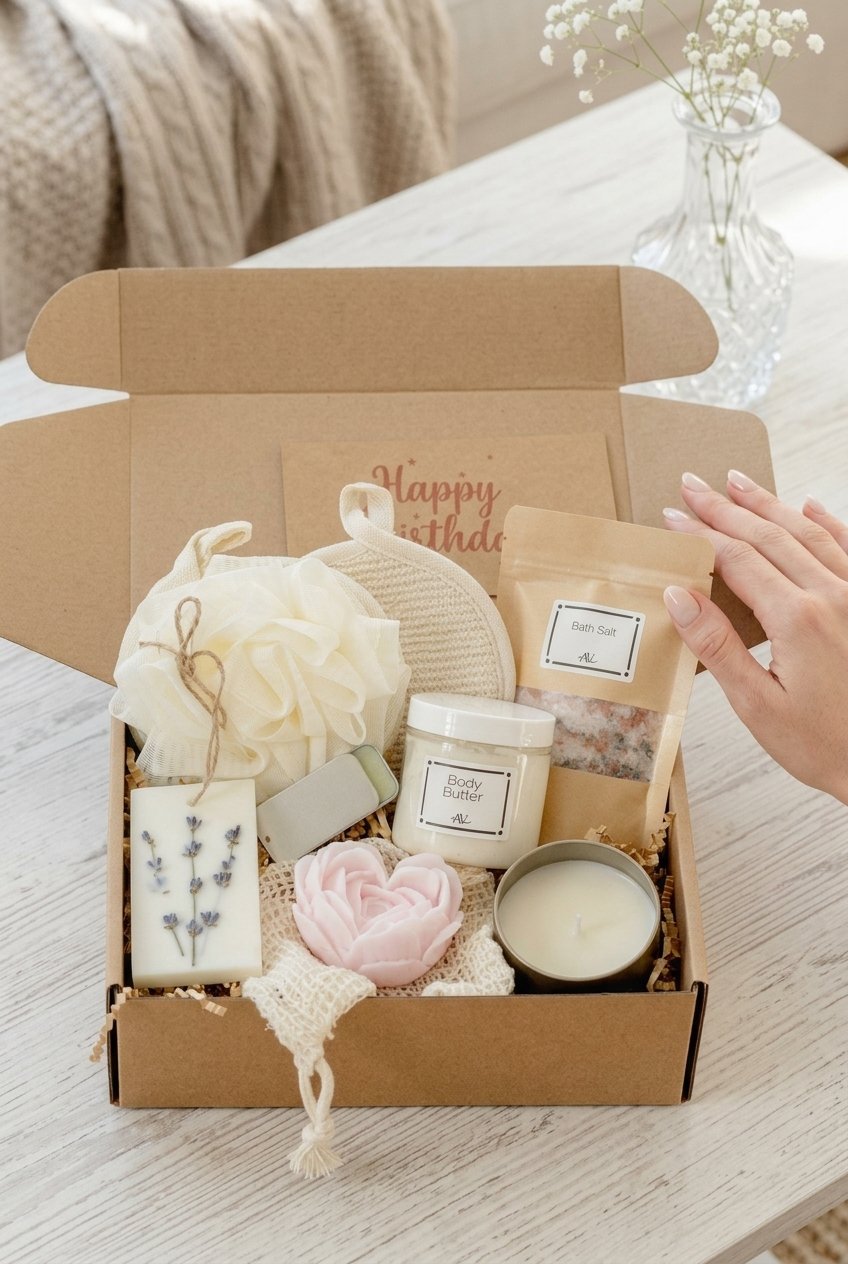 Spa Relaxation Gift Set 23 pin spa relaxation gift set gifts hands unboxing v1