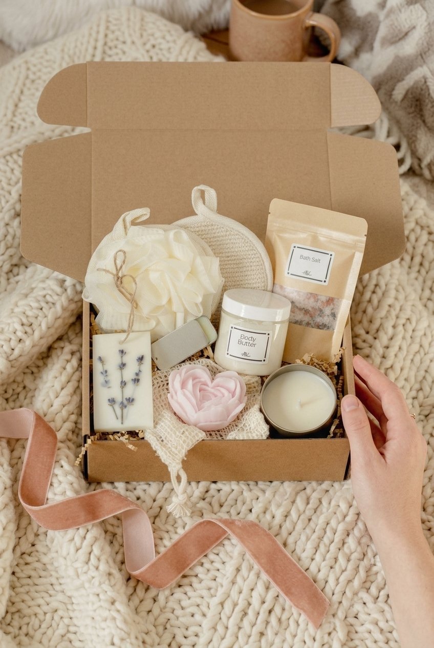 Spa Relaxation Gift Set 13 pin spa relaxation gift set gifts hands unboxing v2