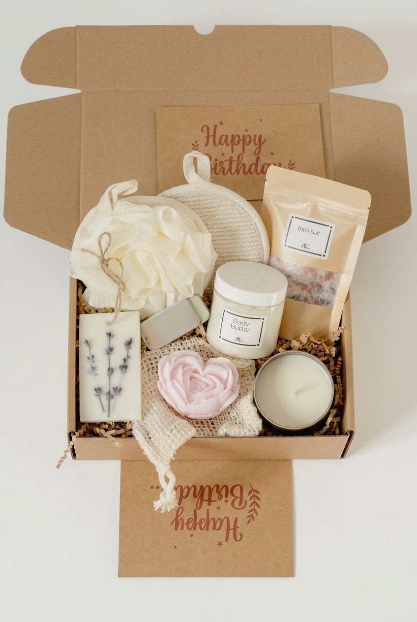Spa Relaxation Gift Set 21 spa relaxation gift set gifts flat lay v4 4 1