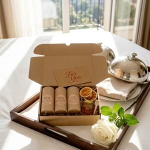 Tea & Honey Gift Set by AdoreVera - teas-breakfast-table-v4 scene