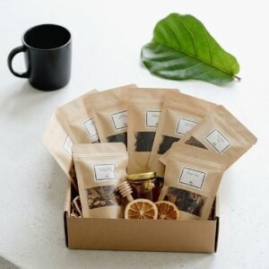 Tea & Honey Gift Set by AdoreVera - teas-morning-ritual-v5 scene