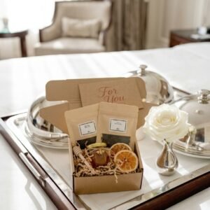 Tea & Honey Gift Set by AdoreVera - teas-breakfast-table-v4 scene