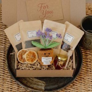 Tea & Honey Gift Set by AdoreVera - teas-morning-ritual-v3 scene