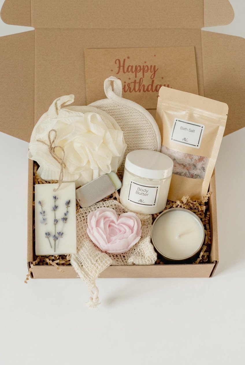 Spa Relaxation Gift Set 24 up5 pin spa relaxation gift set gifts flat lay v4