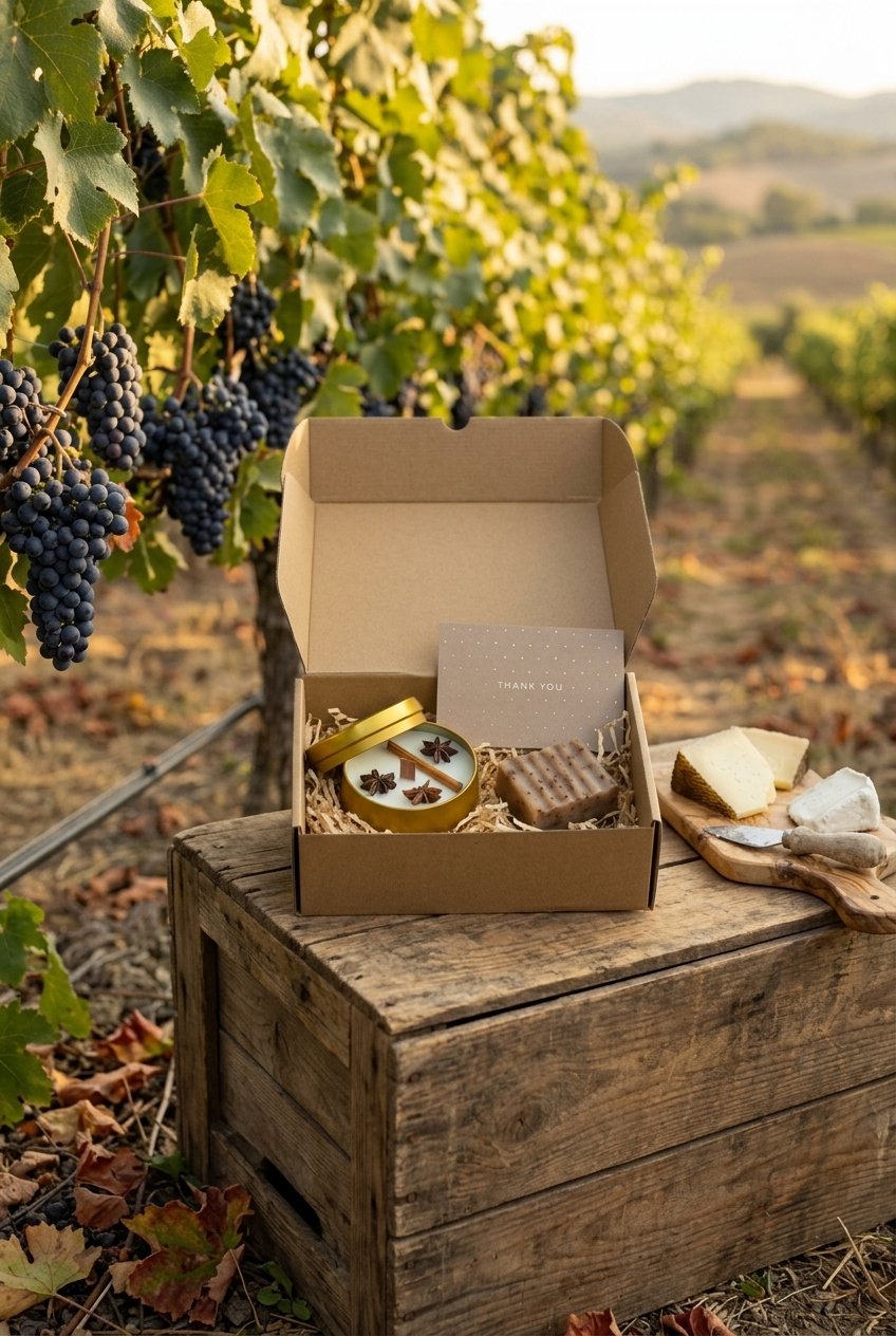 Handmade Gift Box: Soy Candle and Soap 9 Handmade Gift Box: Soy Candle and Soap by AdoreVera - gifts-picnic-outdoor-gifts-v4 scene