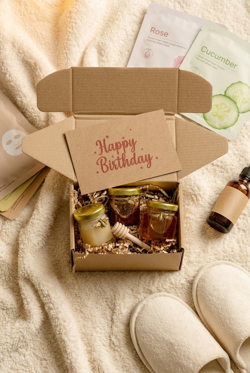 Honey Gift Set 17 Honey Gift Set by AdoreVera - gifts-self-care-evening-gifts-v4 scene