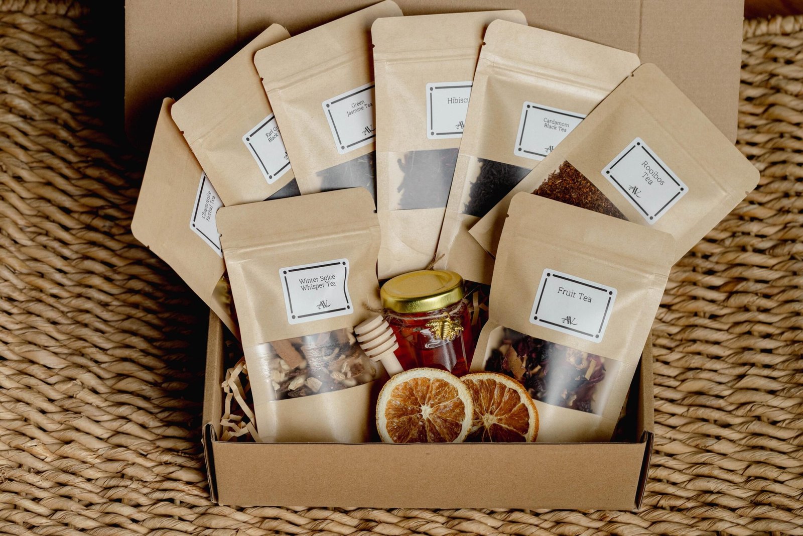 Tea & Honey Gift Set | Black Tea Selection 1 Tea & Honey Gift Set