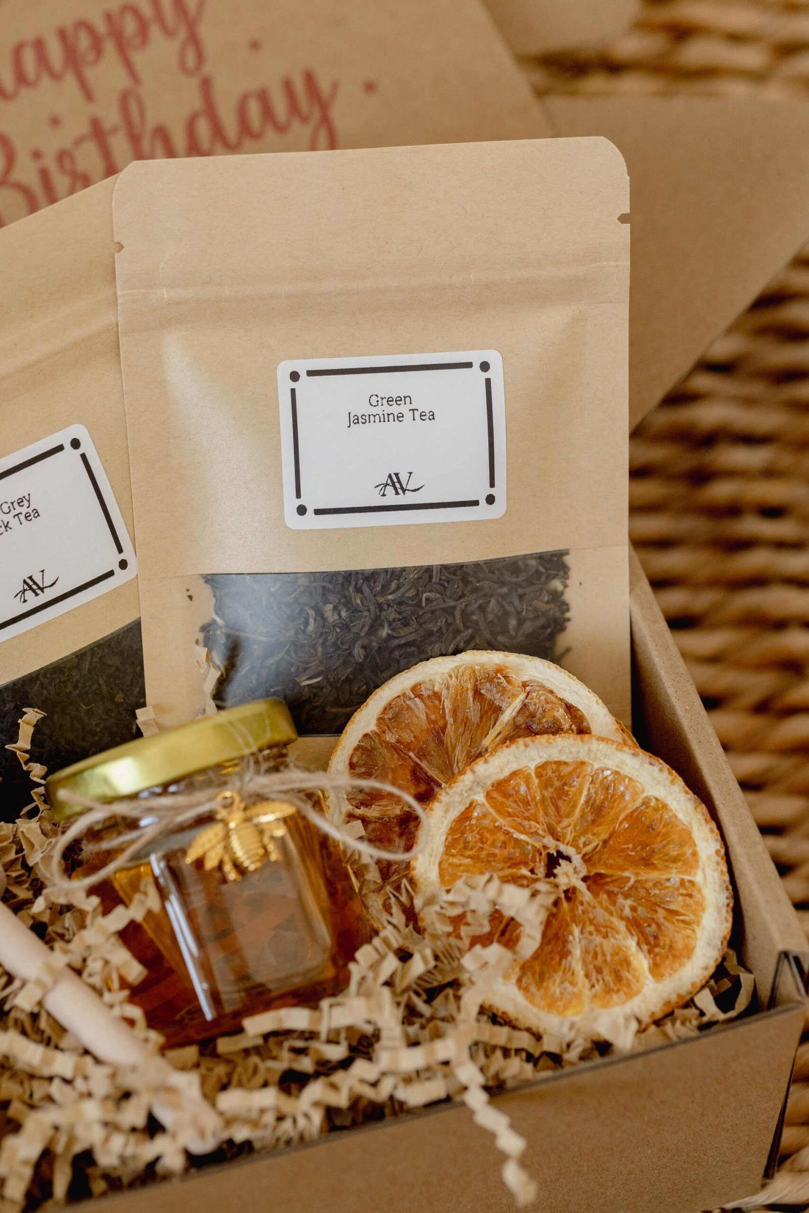 Tea & Honey Gift Set with Flower Keychain 10 Tea & Honey Gift Set detail 9