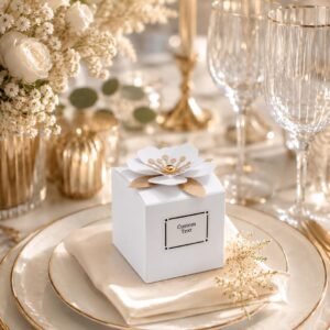 Favor Gift Box for Weddings, Baby Showers | Strawberry Jam & Tea | Party Favors, product photo 1