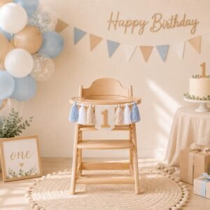 High Chair Banner | 1st Birthday Decor, product photo 1