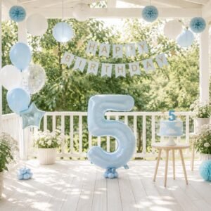 40 Inch Number Balloon | Large Foil Birthday Number Balloon| Birthday Party Decorations, product photo 1