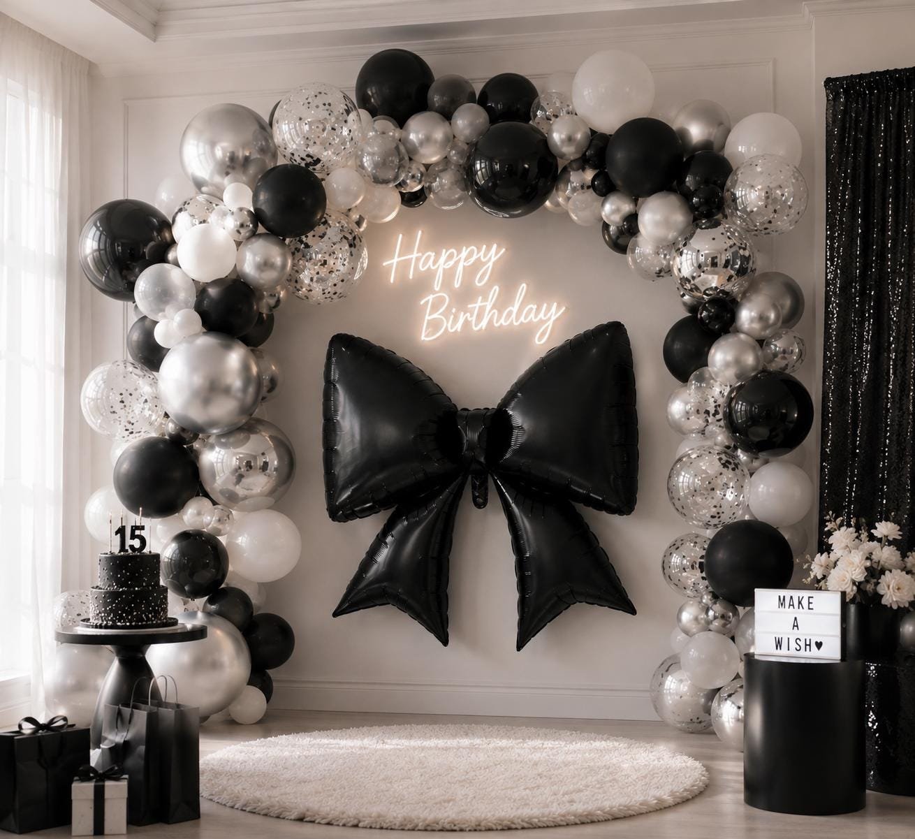 Large Bow Foil Balloon | Birthday Party Decorations 9 Large Bow Foil Balloon | Birthday Party Decorations, product photo 8