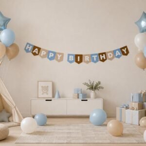 Happy Birthday Banner Party Decoration, product photo 1