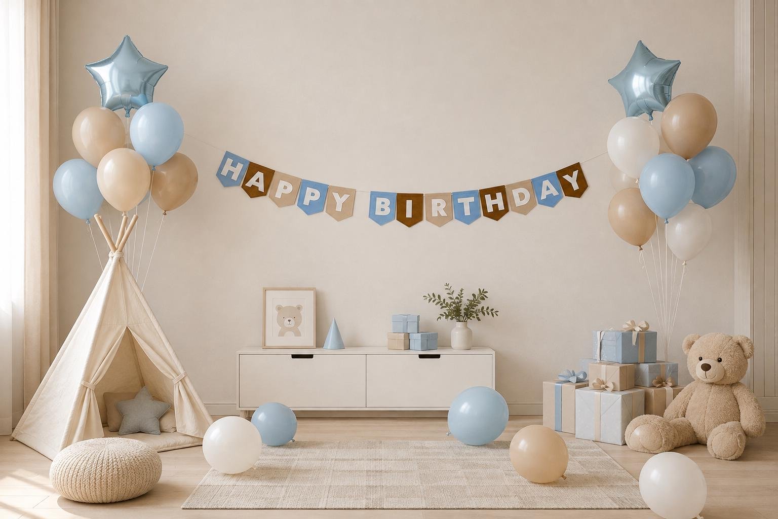 Happy Birthday Banner Party Decoration 1 Happy Birthday Banner Party Decoration, product photo 1